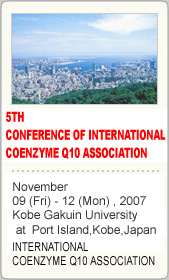 5TH CONFERENCE OF THE INTERNATIONAL COENZYME Q10 ASSOCIATION