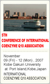 5TH CONFERENCE OF THE INTERNATIONAL COENZYME Q10 ASSOCIATION