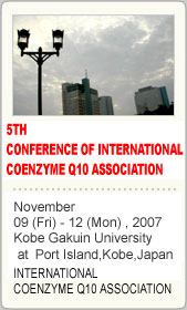 5TH CONFERENCE OF THE INTERNATIONAL COENZYME Q10 ASSOCIATION